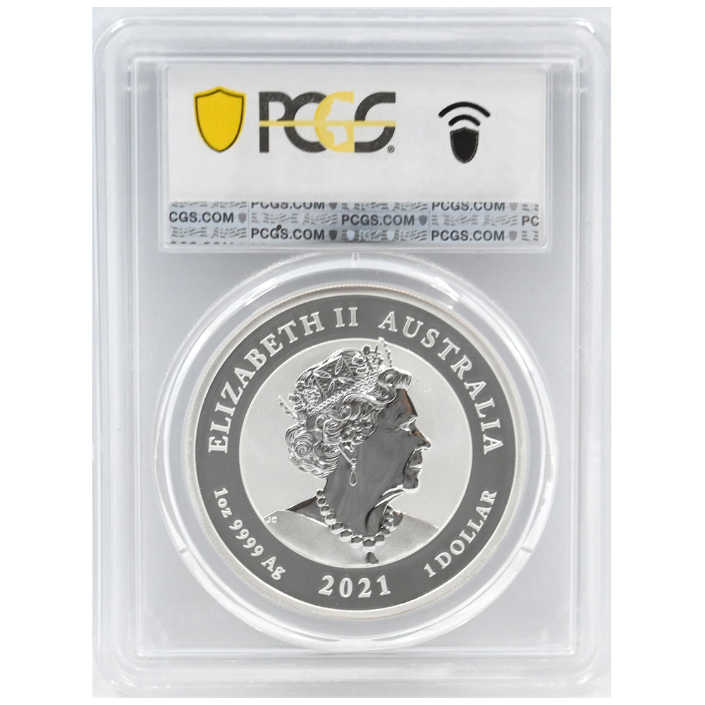 2022年オーストラリア 銀製虎コイン PCGS MS69