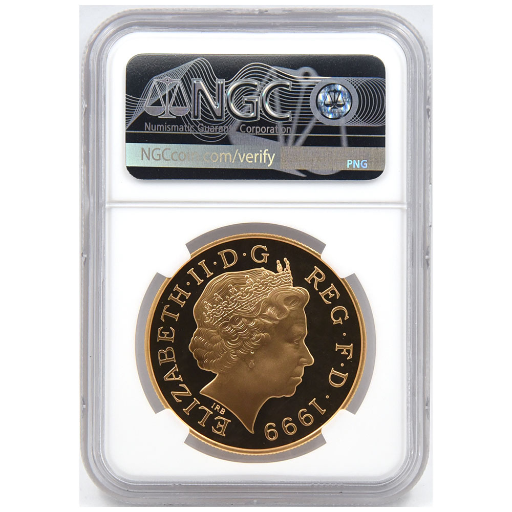 NGC PF69UC】イギリス 1999 ダイアナ追悼記念 5ポンド銀貨 NGC鑑定