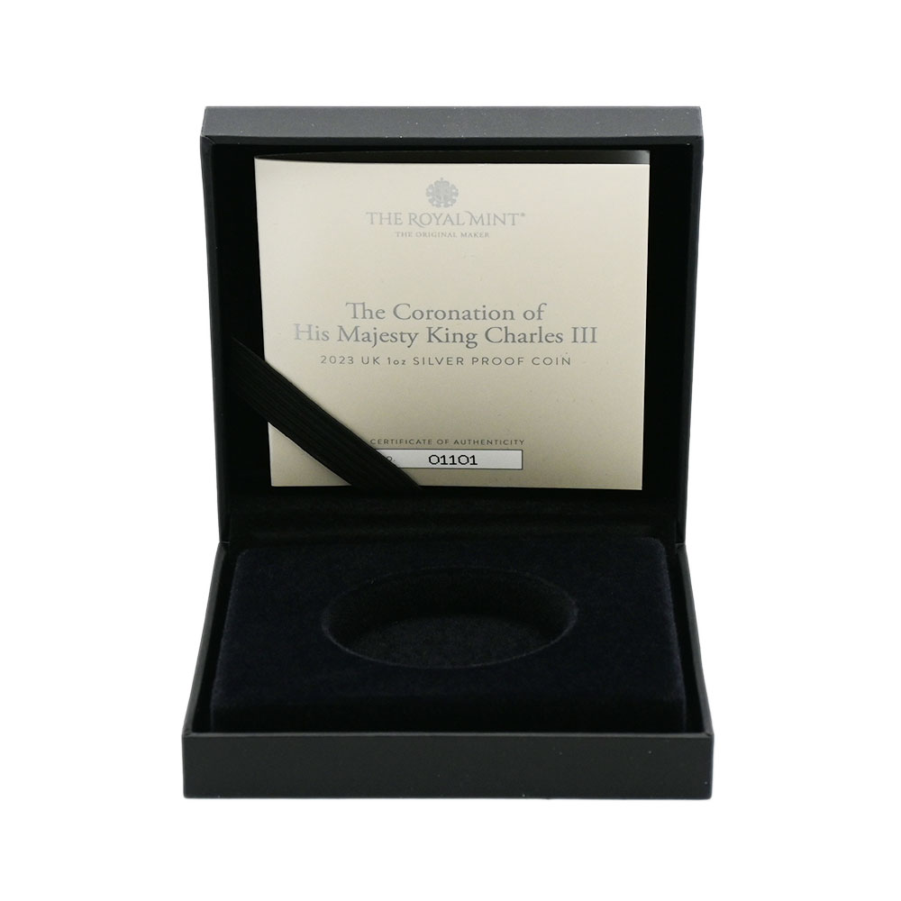 イギリス 2023 チャールズ3世 2ポンド1オンス 銀貨 NGC PF70UC 戴冠