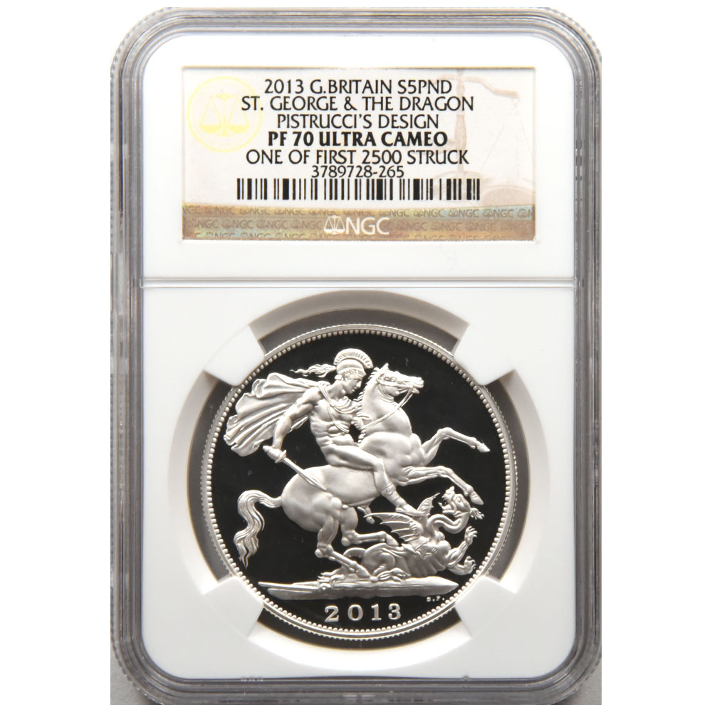 1993年 エジプト 5ポンド銀貨 ラムセス2世 PCGS PR67DCAM 1993年