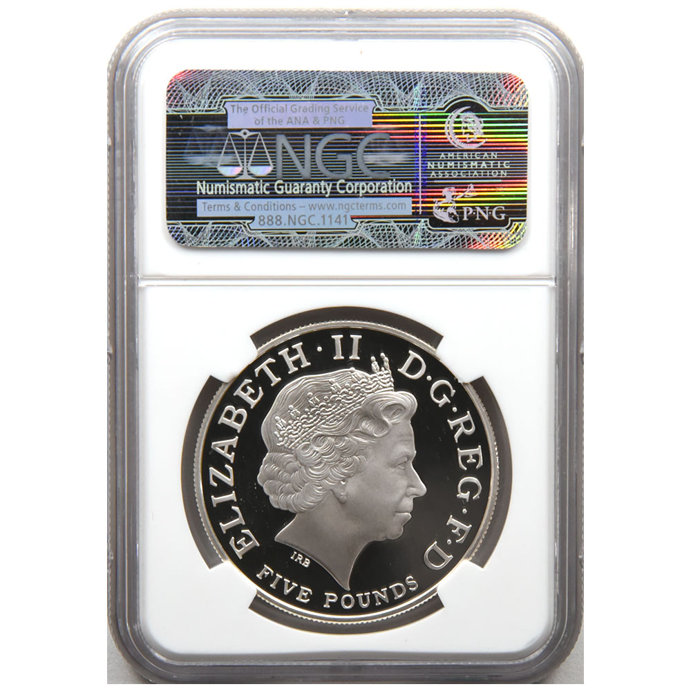 2022 オルダニー フォーグレイセス NGC PF68UC 5ポンド 銀貨