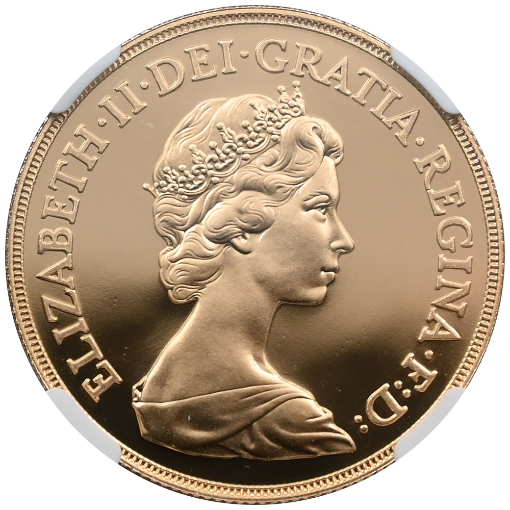 3枚セット】イギリス 1983 エリザベス2世 1/2 , 1 , 2 ソブリン 金貨