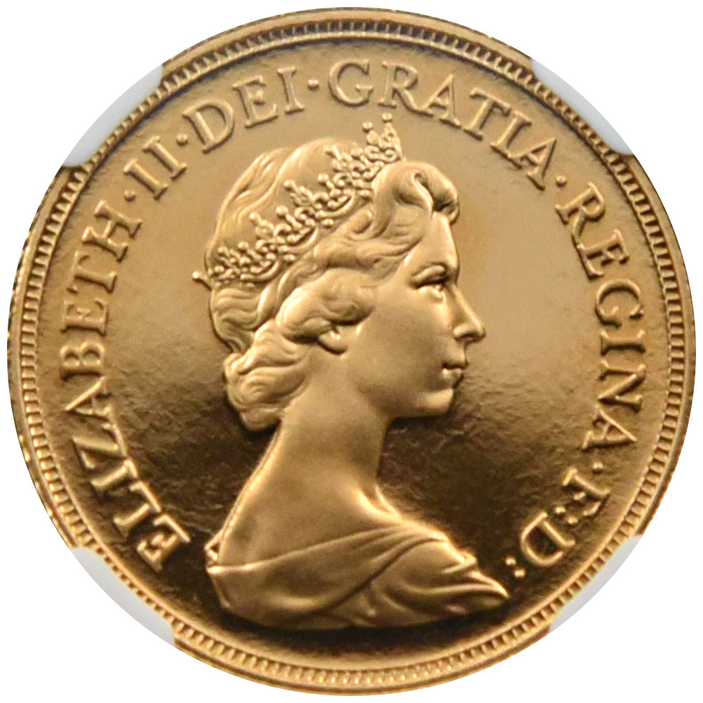 2009 1/4ソブリン金貨 NGC PF69 エリザベス二世 イギリス 1963