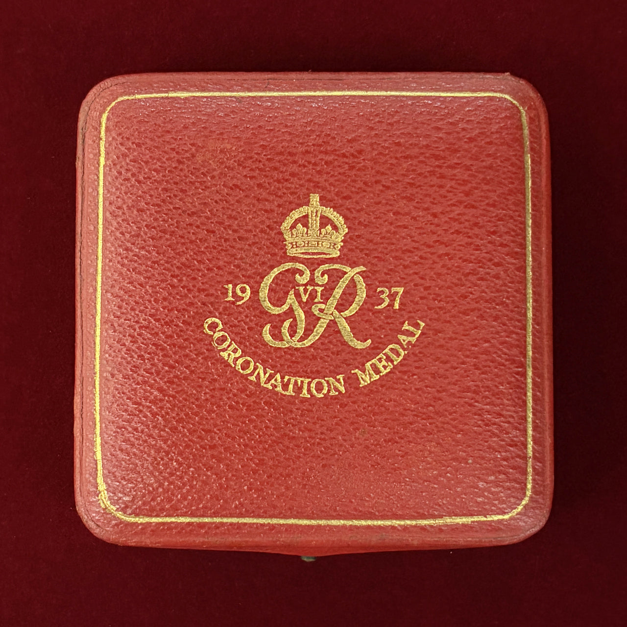 イギリス】ジョージ6世戴冠記念 シルバー製メダル 1937［B-0000626