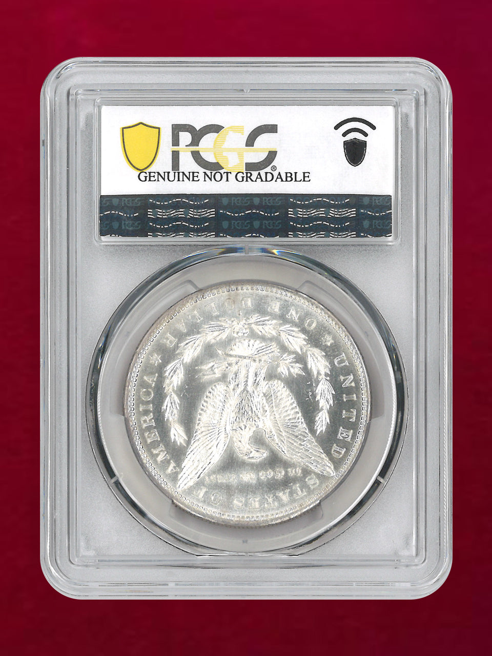 アメリカ】1ドル 銀貨 モルガンダラー 1880S PCGS Genuine Cleaned-UNC