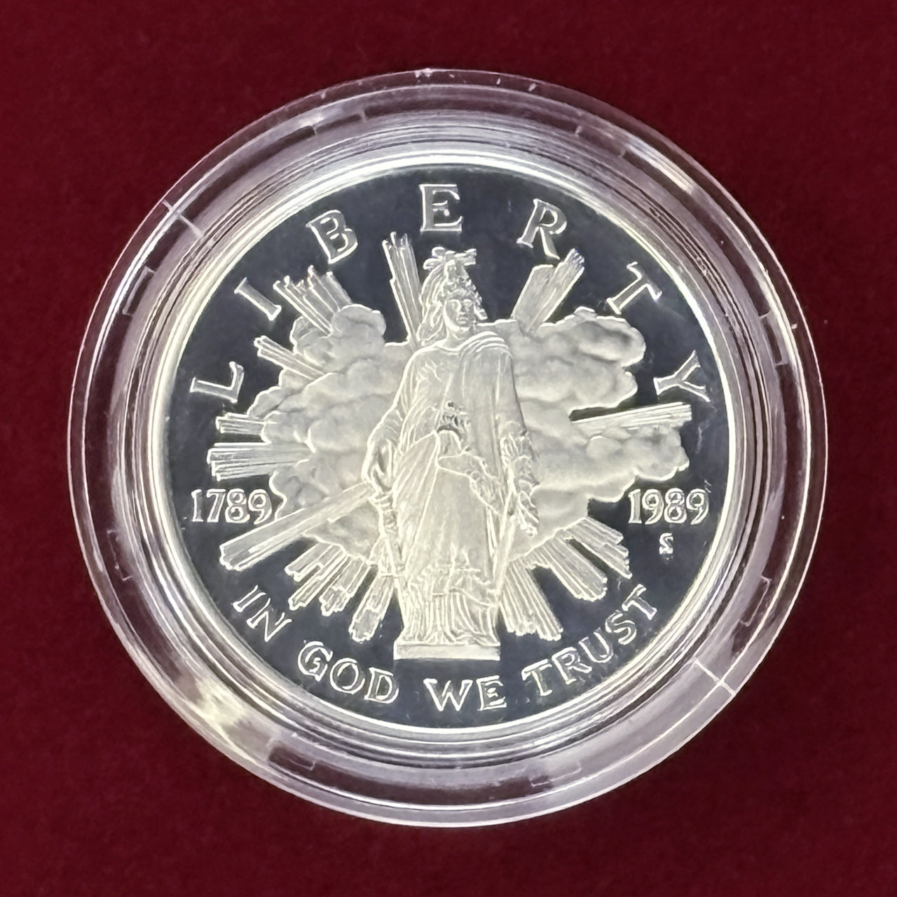 アメリカ】議会開設200年記念 コインセット 2枚組 1989［C-0000702