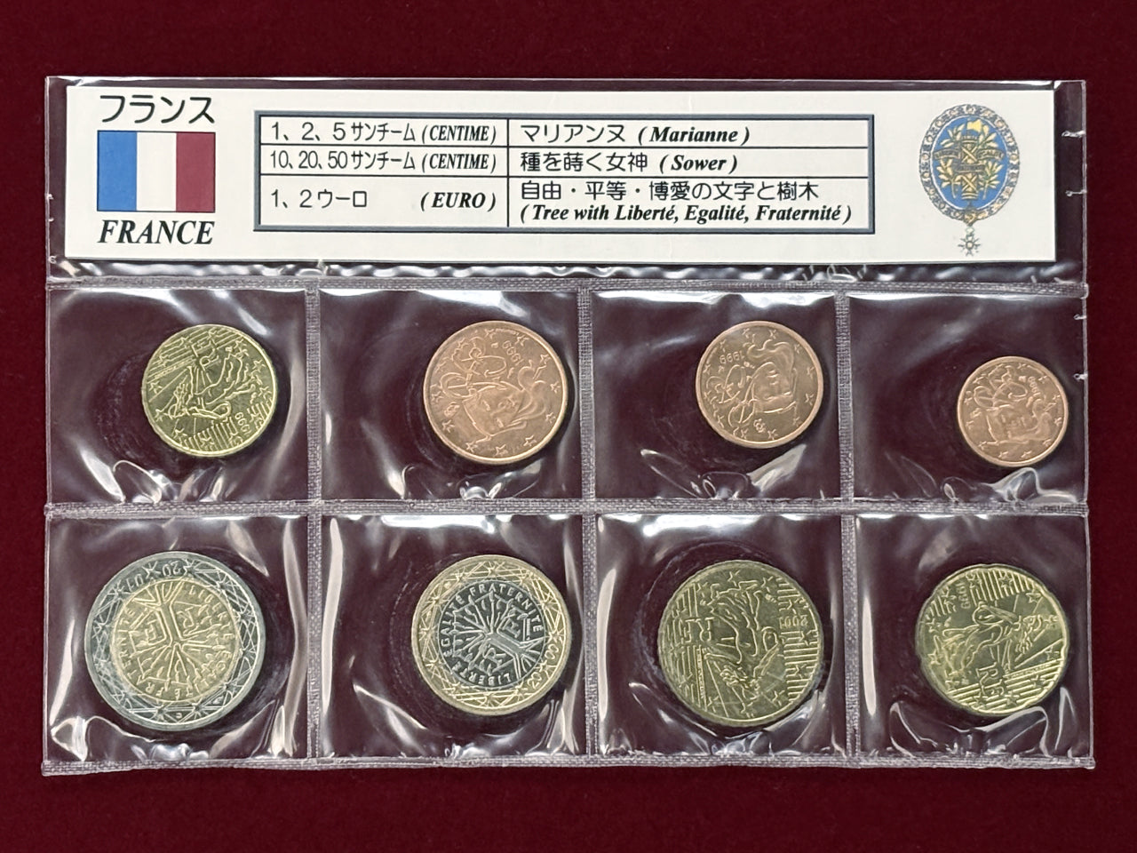 ユーロ 旧紙幣と旧コインセット ユーロ 旧紙幣と旧コインセット