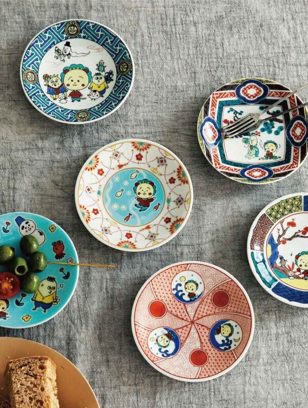 コジコジ」とFELISSIMO「ミニツク®」コラボの第2弾。九谷焼や西陣織