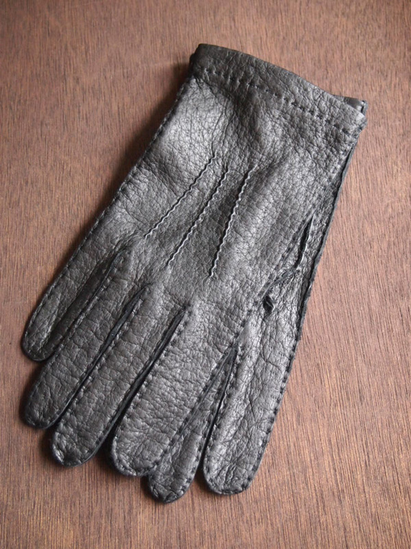 最終 メローラ ペッカリー黒 カシミア黒 グローブ 革手袋 MEROLA 楽天