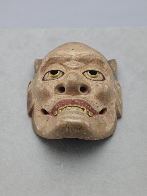 能面 木彫り 野干 ColBase