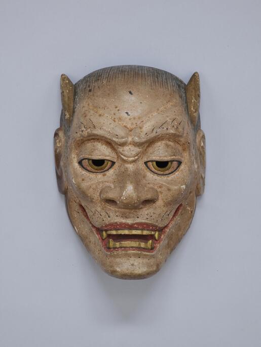 能面 木彫り 野干 ColBase