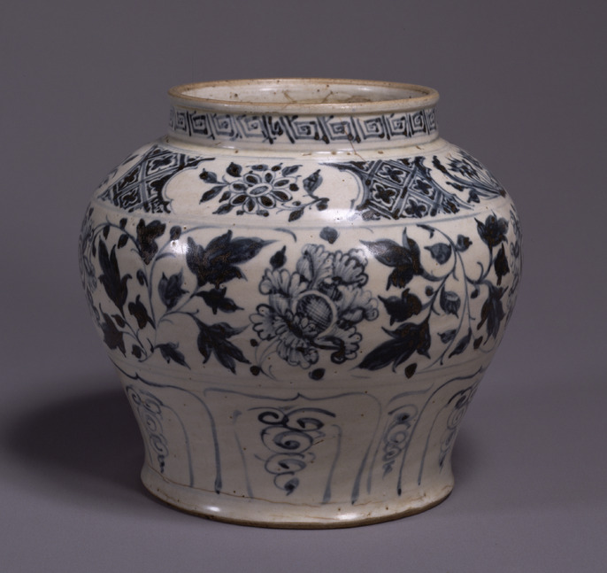 ColBase 中国美術 青花 祥瑞 香合 五涼太甫 款 茶道具伝来 中国美術