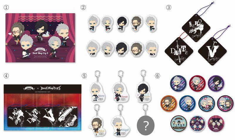 缶バッジ カプコンカフェ デビルメイクライ デビルメイクライ カプコン