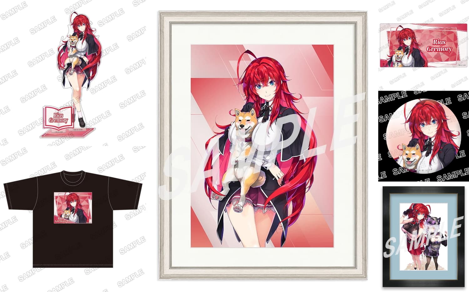 ハイスクールD×Dみやま零描き下ろし「ライトノベル展2025」グッズ登場