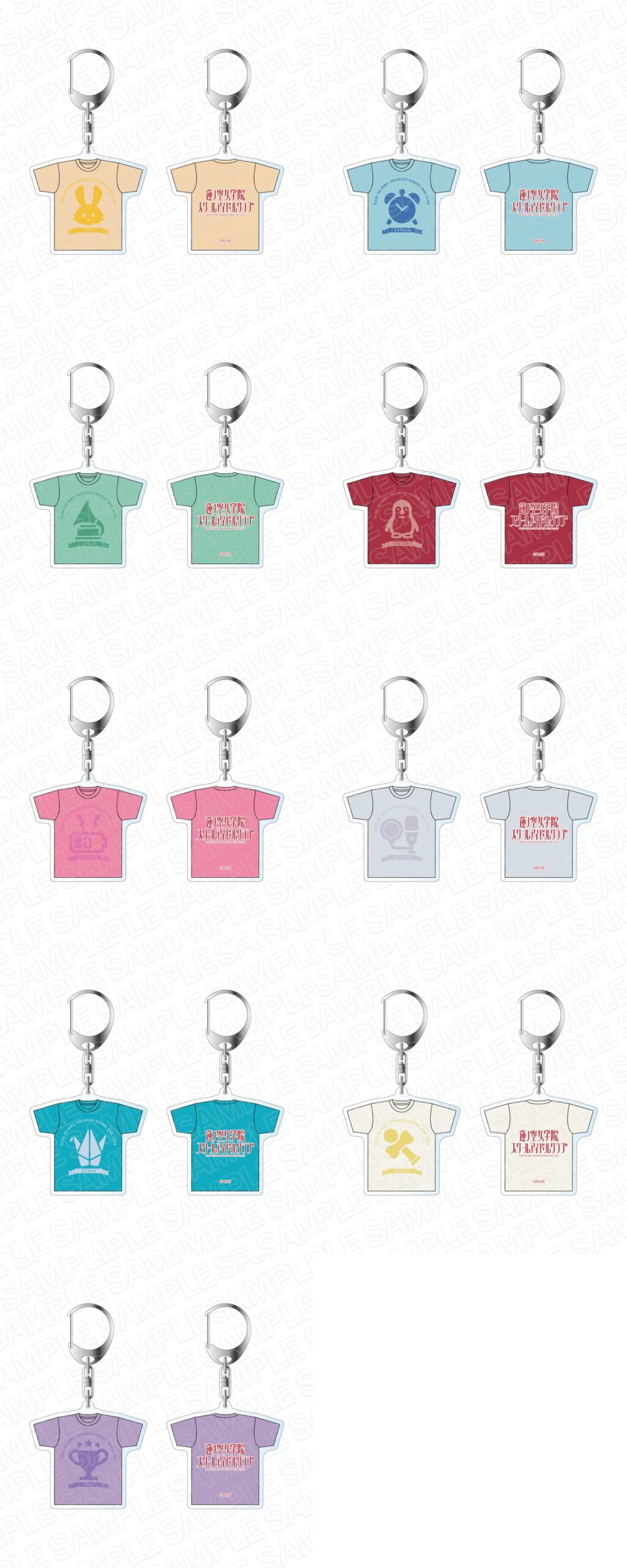 ラブライブ! 蓮ノ空 描き下ろし アイコンTシャツ Ver.グッズ 8月一般発売!