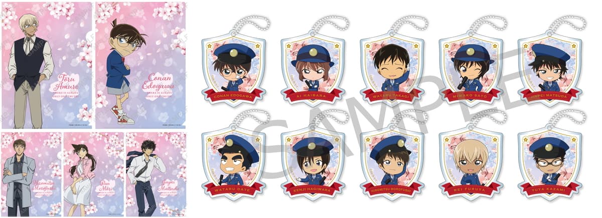 降谷零 松田陣平 名探偵コナン デフォルメ 安室透 警察学校 缶バッジ