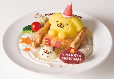 ポムポムプリン ポムポムプリンカフェ限定 サンタ クリスマス