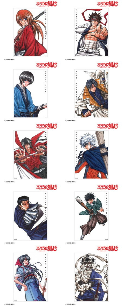 るろうに剣心 POP UP STORE in ロフトで販売のイラストグッズ 9月発売!