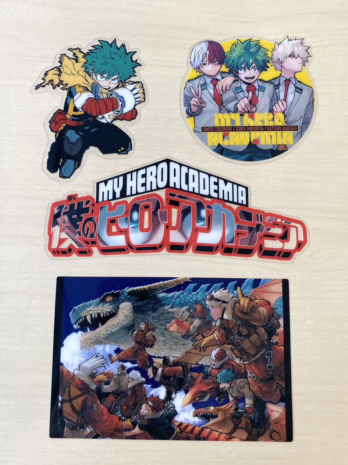 僕のヒーローアカデミア とじ込み付録 クリアシート WJ29号に登場!