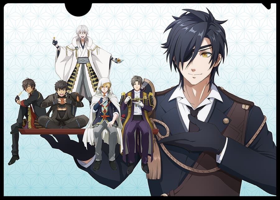 刀剣乱舞原画カフェクリアファイル 刀剣乱舞原画カフェクリアファイル