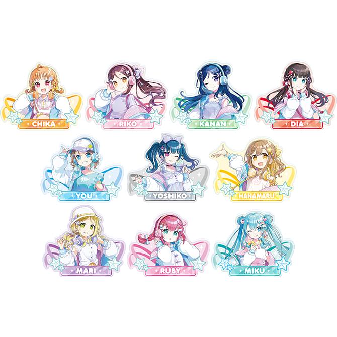 ラブライブ μ's ヴィレヴァン アクリルバッジ セット - Amazon.co.jp