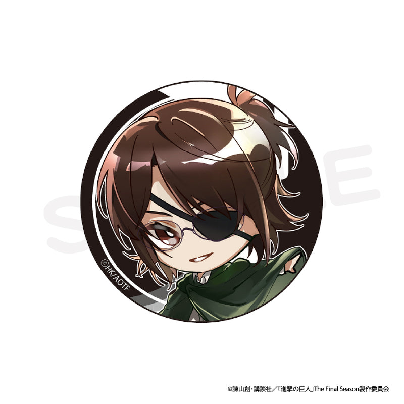 TVアニメ『進撃の巨人』 - ハンジ Ani-Art aqua label BIG缶バッジ
