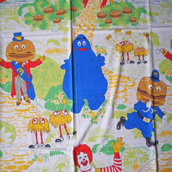 ビンテージシーツ マクドナルド