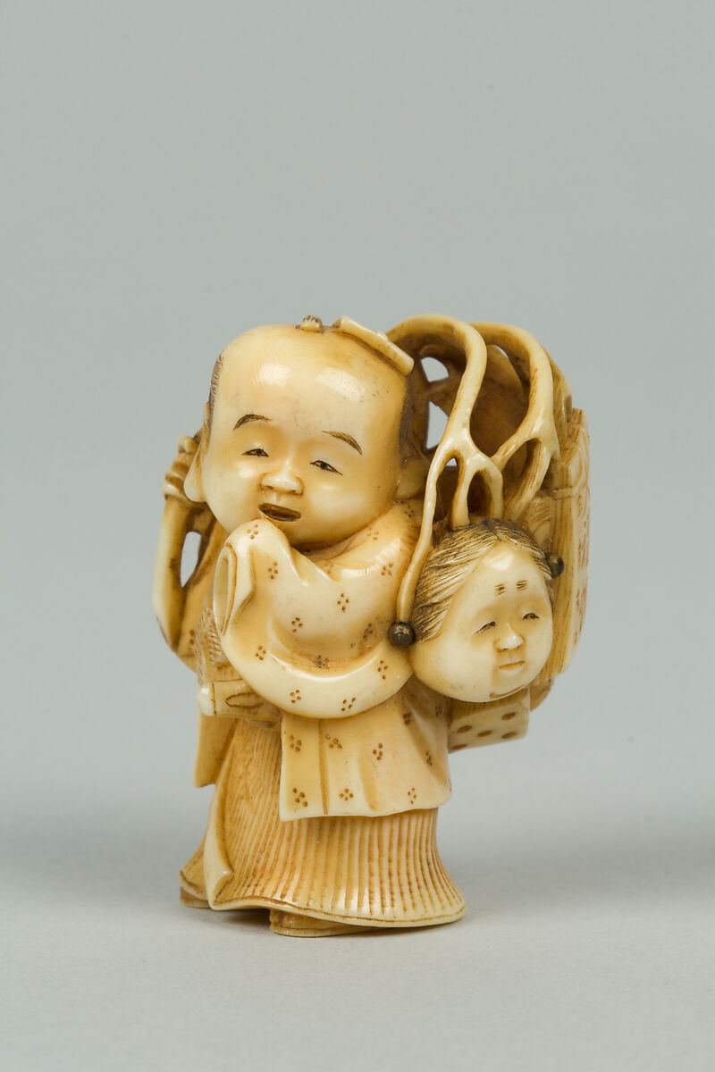 根付(netsuke) 人物 円形 江戸時代 根付(netsuke) 人物 円形 江戸時代