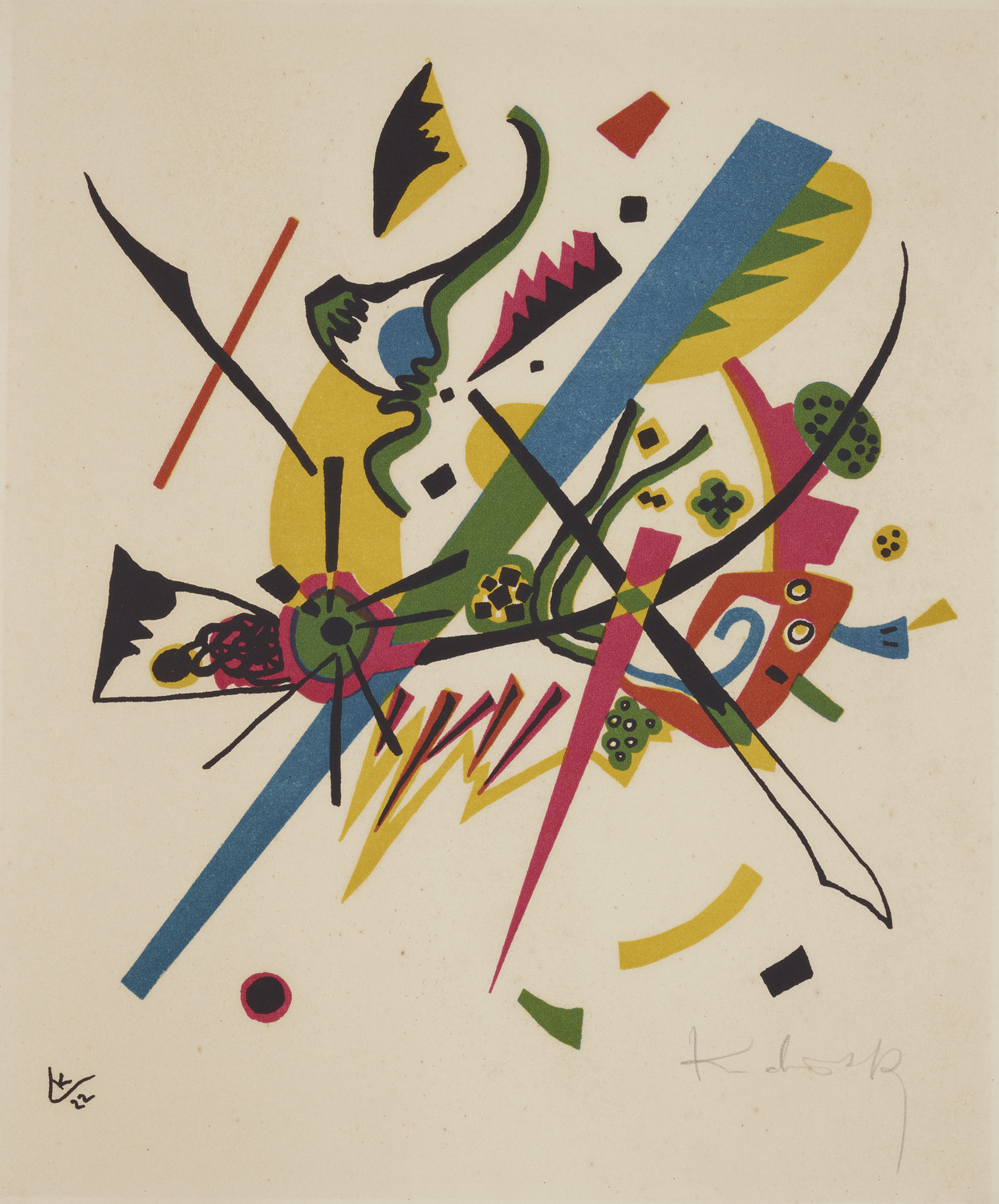 小さな世界』：I|ワシリー・カンディンスキー |所蔵作品検索｜国立西洋