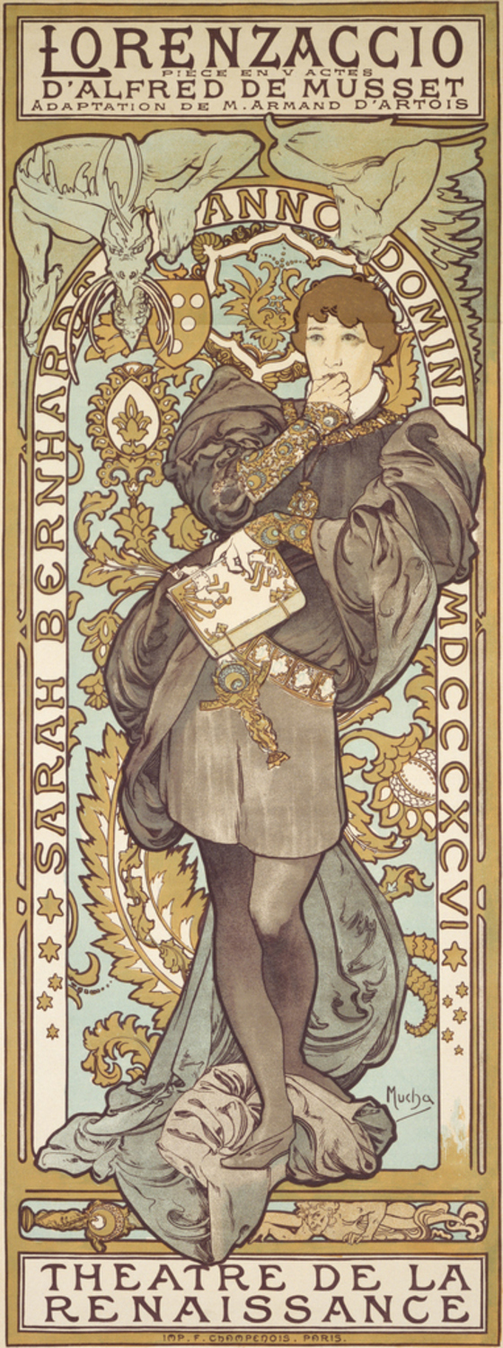 保証書あり Alphonse Mucha サラ・ベルナール アルフォンス・ミュシャ