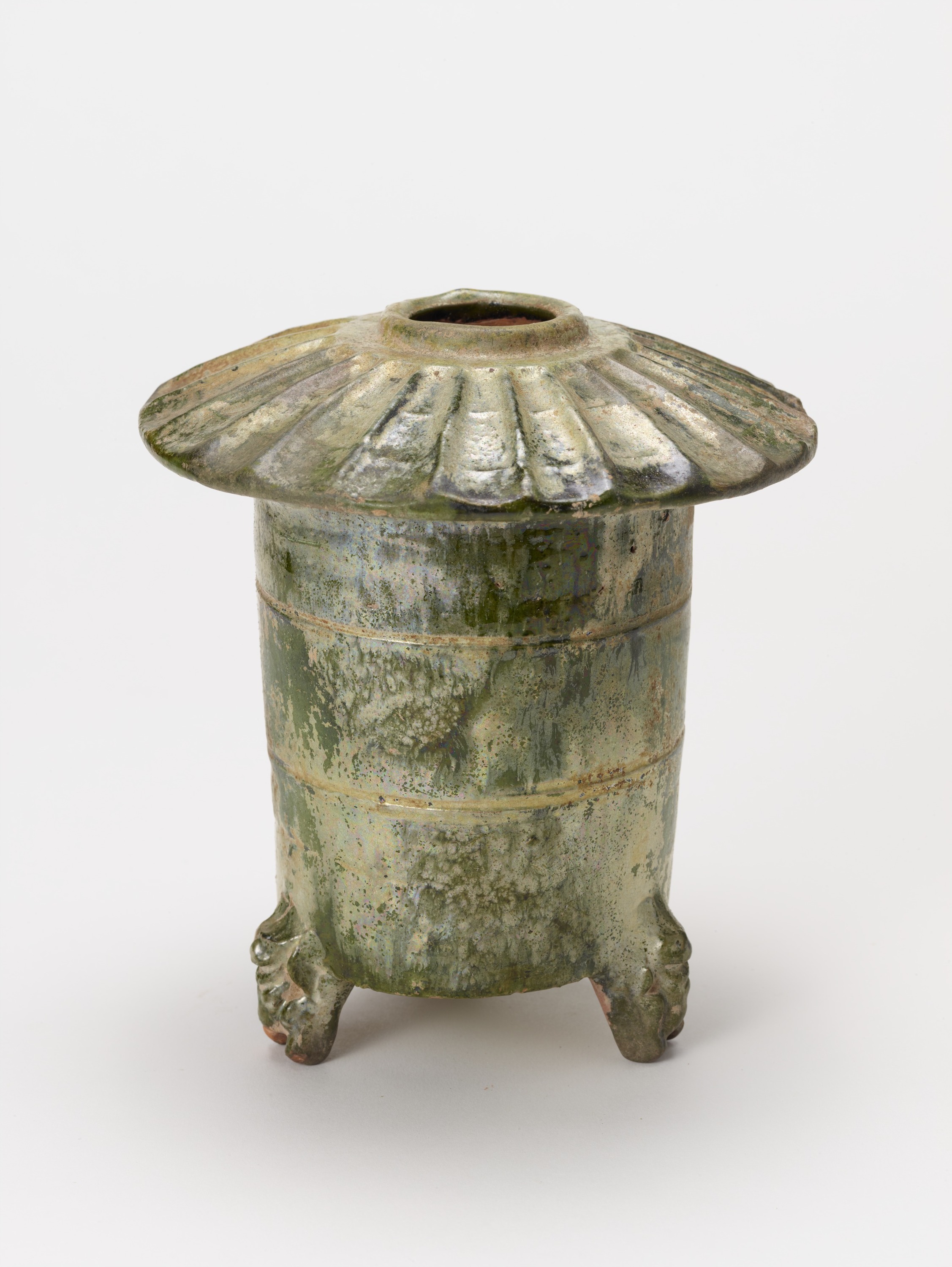 中国 漢緑釉 銀化 穀物倉 C 9229 中国 漢緑釉 銀化 穀物倉 C 9229 中国