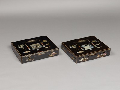 九州国立博物館 | 収蔵品データベース | 青貝細工フリーメイソン箱