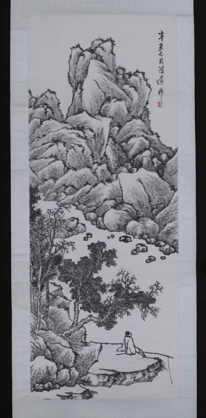 中国美術・純手描き 名家 鄭板橋 竹図竹絵・書道品・珍品画・肉筆保証