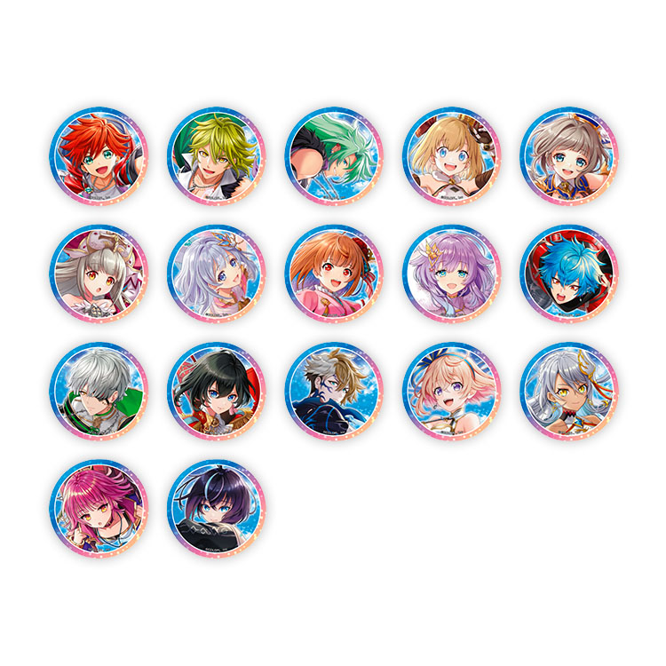 白猫プロジェクト】引退グッズ② 缶バッジ・アクリル系 白猫