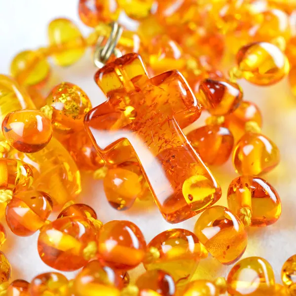 赤琥珀ネックレス 星レットアンバーネックレス赤琥珀ネックレスNO25