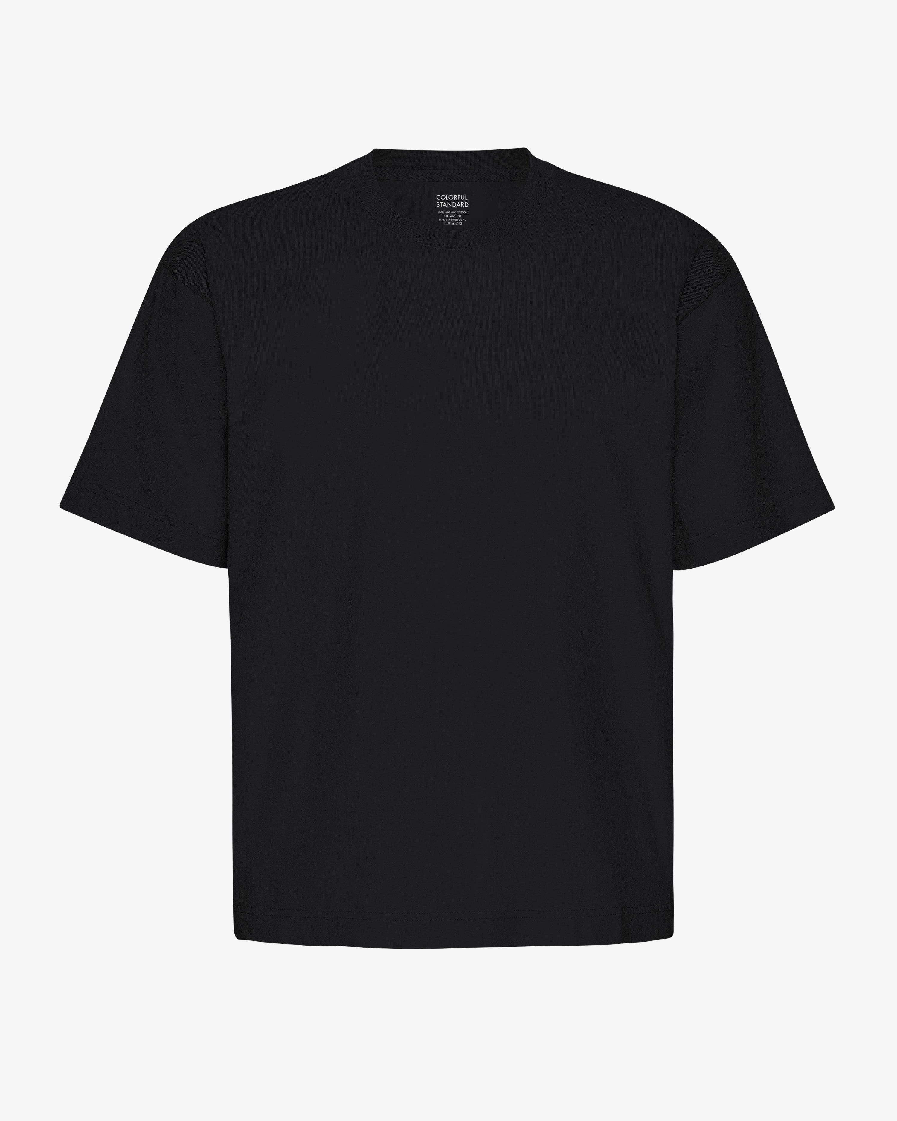 Oversized Organic T-Shirt - Deep Black – Colorful Standard