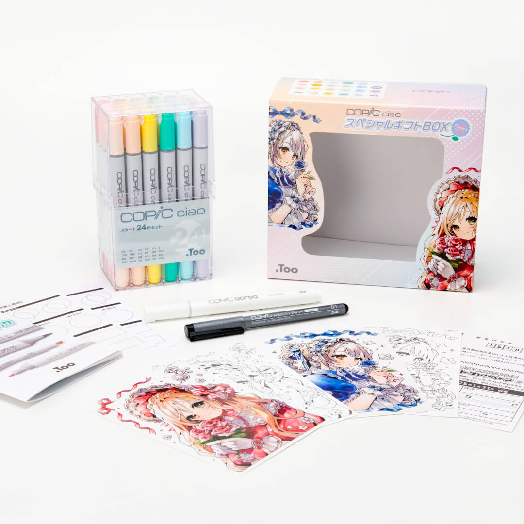 コピックチャオ スペシャルギフトBOX Flowersを発売します - コピック