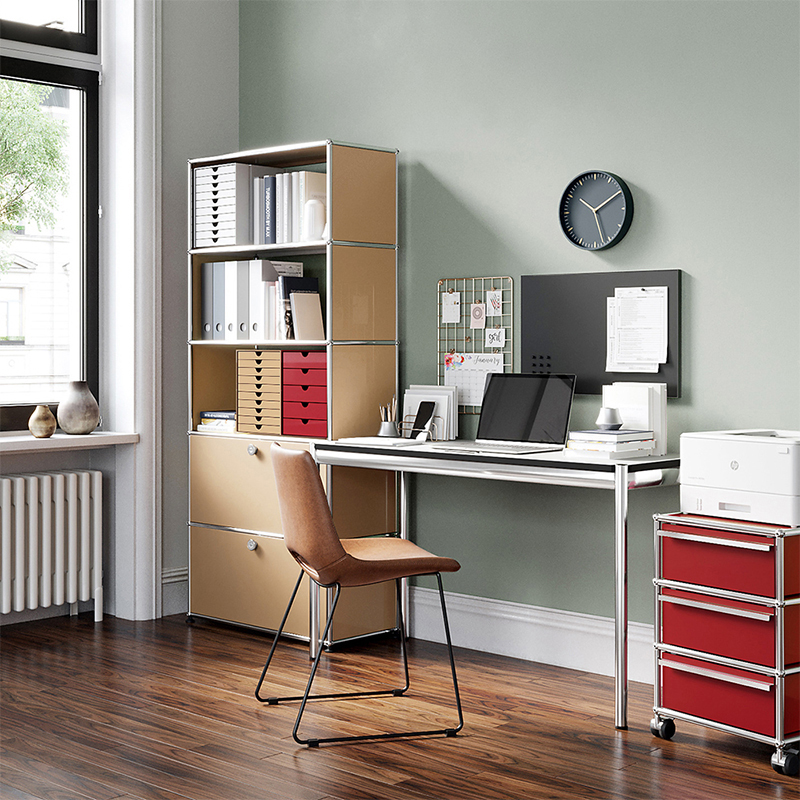 USM（ユーエスエム）イノスドロワーセット 5段 ミッドグレー｜USM