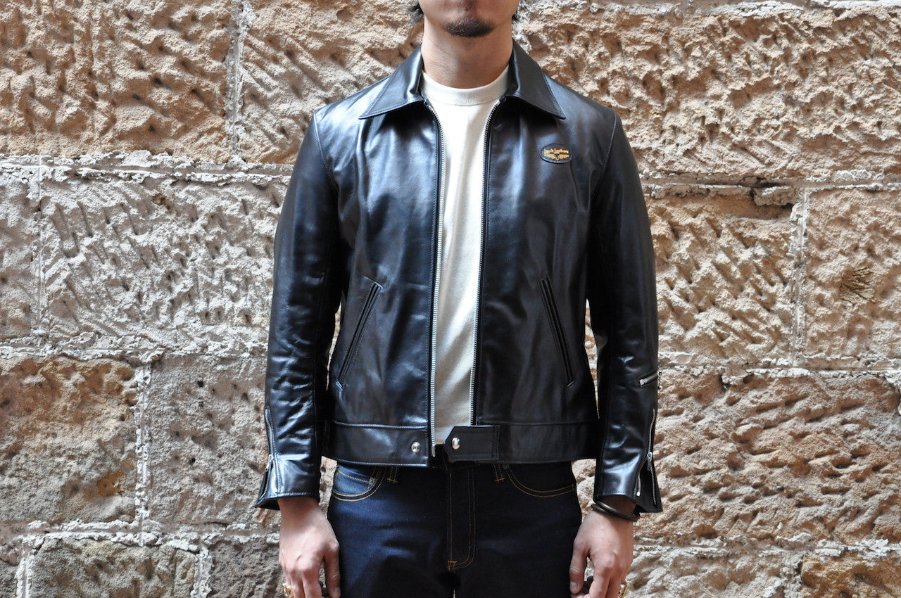 60's Lewis Leathers Thunderbolt Lewis Leathers Black Horsehide