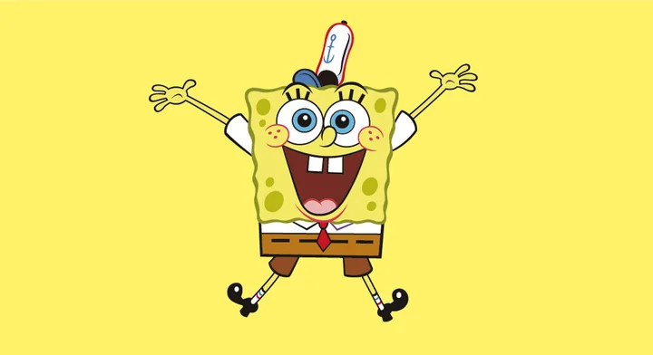 スポンジボブ カラフルフィギュア シークレット レア 高さ約12cm