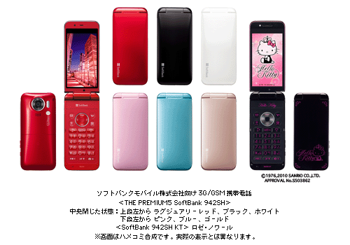 ソフトバンクモバイル株式会社向け3G/GSM携帯電話 ＜THE PREMIUM5