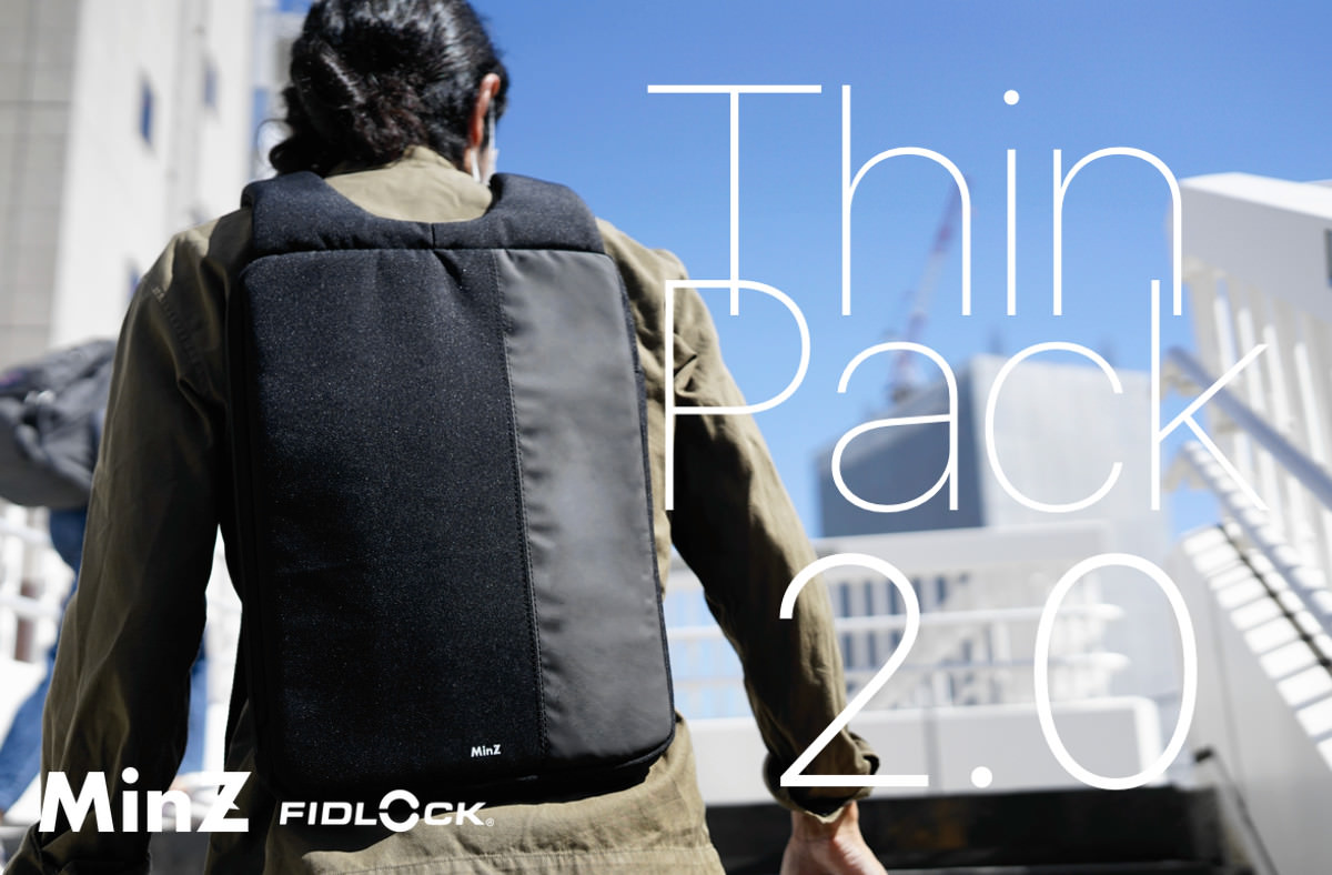 MinZ Thin Pack 2.0 L サイズ グレー リュック PCケース - バッグ公式