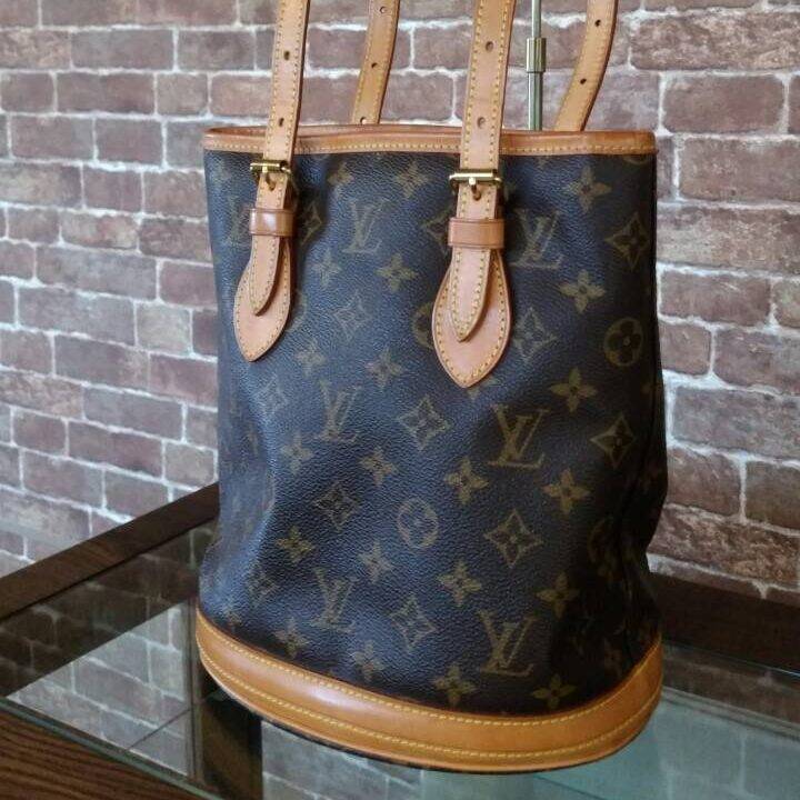 ルイヴィトン (louis vuitton)モノグラム・バケツ 口元バインダー交換