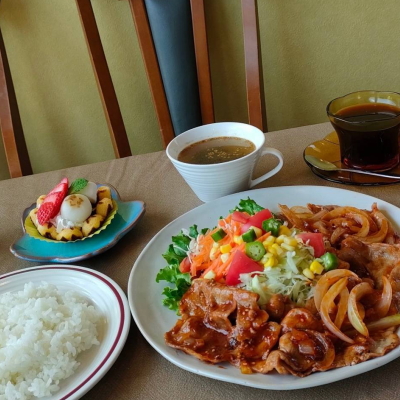 ランチセット 【cafeコテージKINZA 三重県津市 喫茶店】