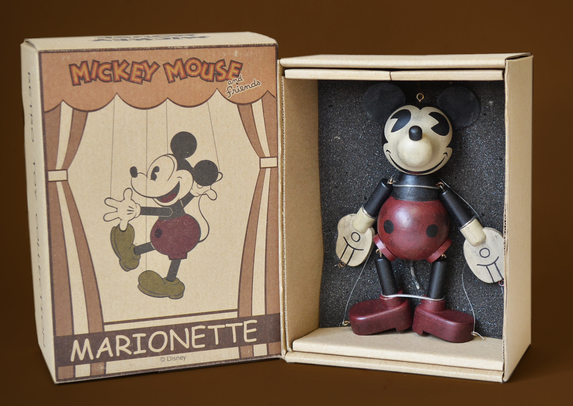 ディズニー レトロ・トイ・コレクション マリオネット ミッキー ヤング