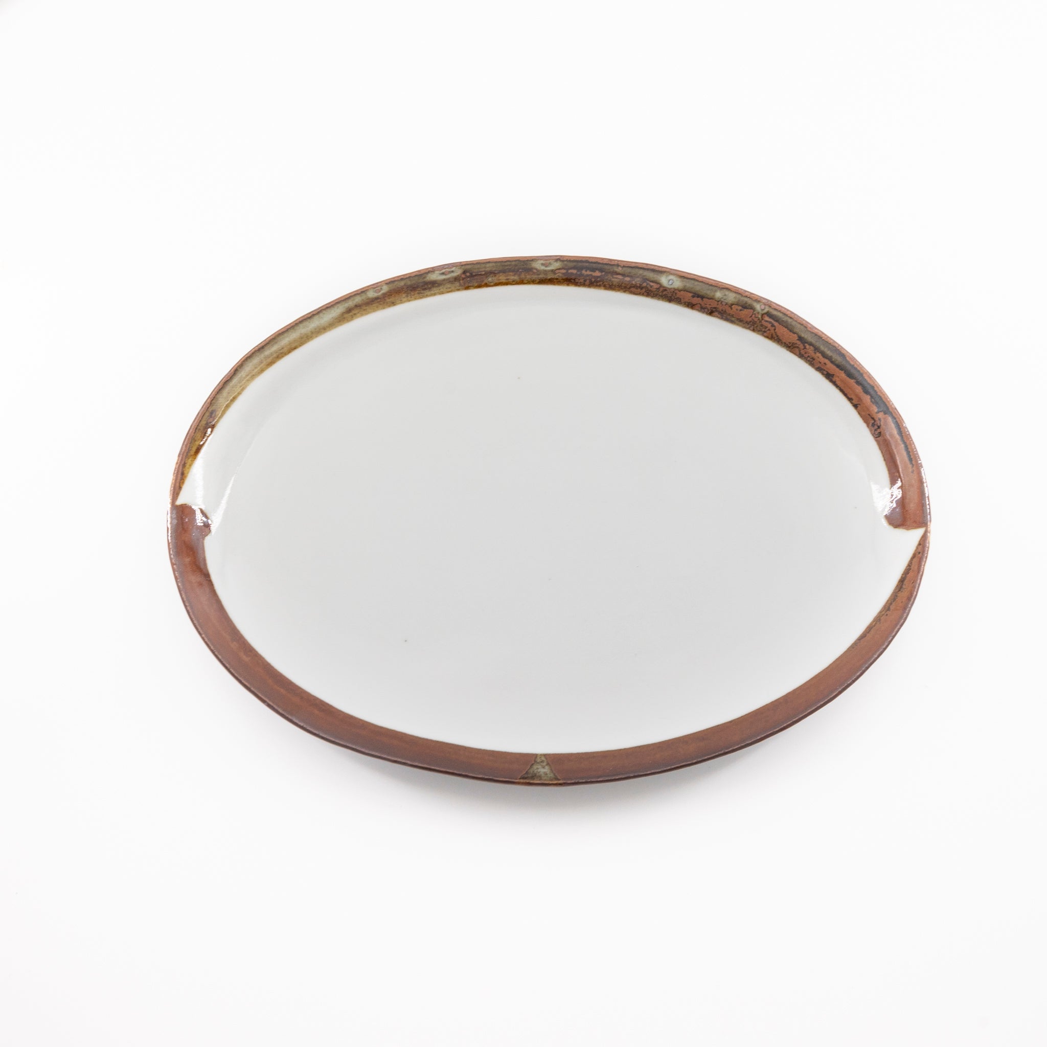 備前焼 原田陶月造 水盤 楕円皿 鉢 備前焼 原田陶月造 水盤 楕円皿 鉢