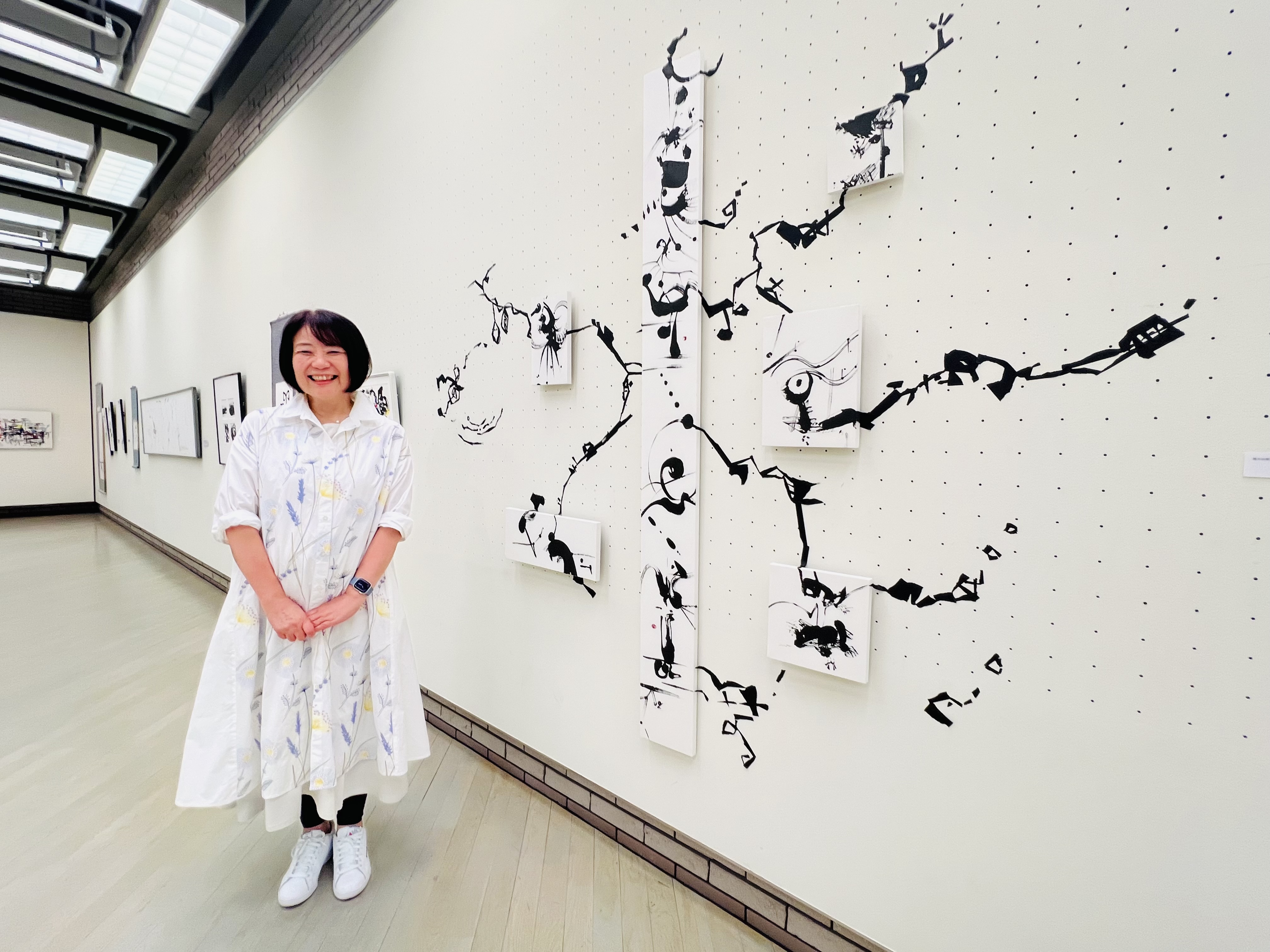 難解な前衛書道の見方を手ほどき 「groupf 2024展vol.7 東京」が人気