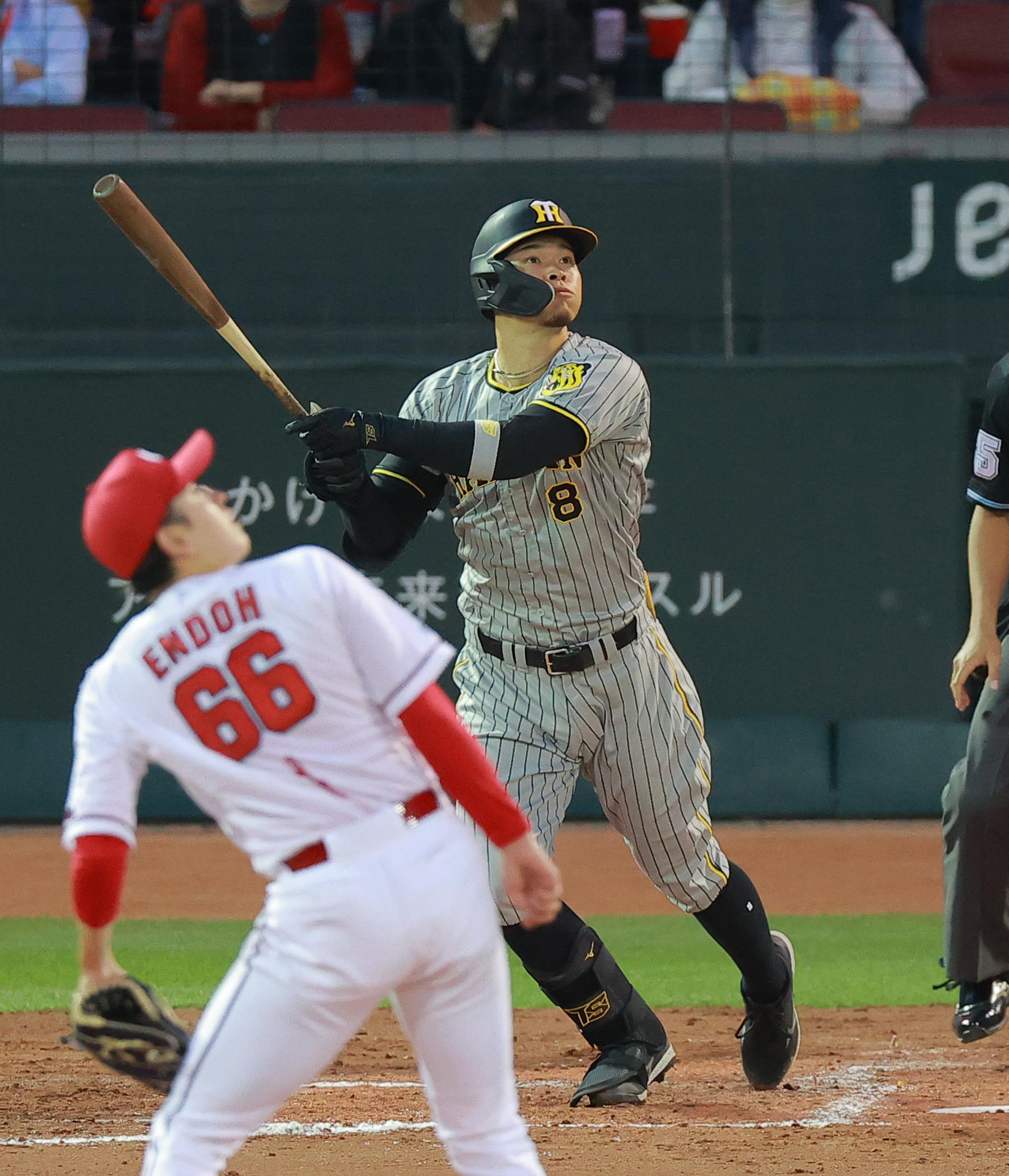 RC【佐藤輝明】本拠地初本塁打（プロ4号2ラン）（21.4.14） RC【佐藤