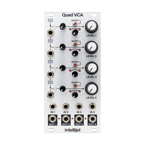 Intellijel Quad VCA 黒パネル ユーロラック モジュラーシンセ