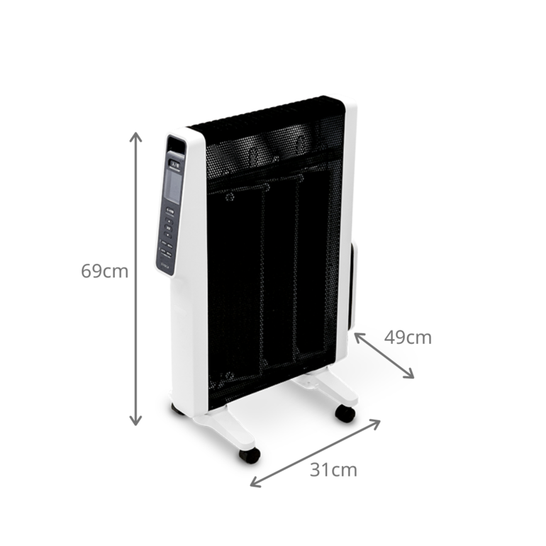 siroca 遠赤外線ヒーター かるポカ W31×D49×H69cm siroca / シロカの